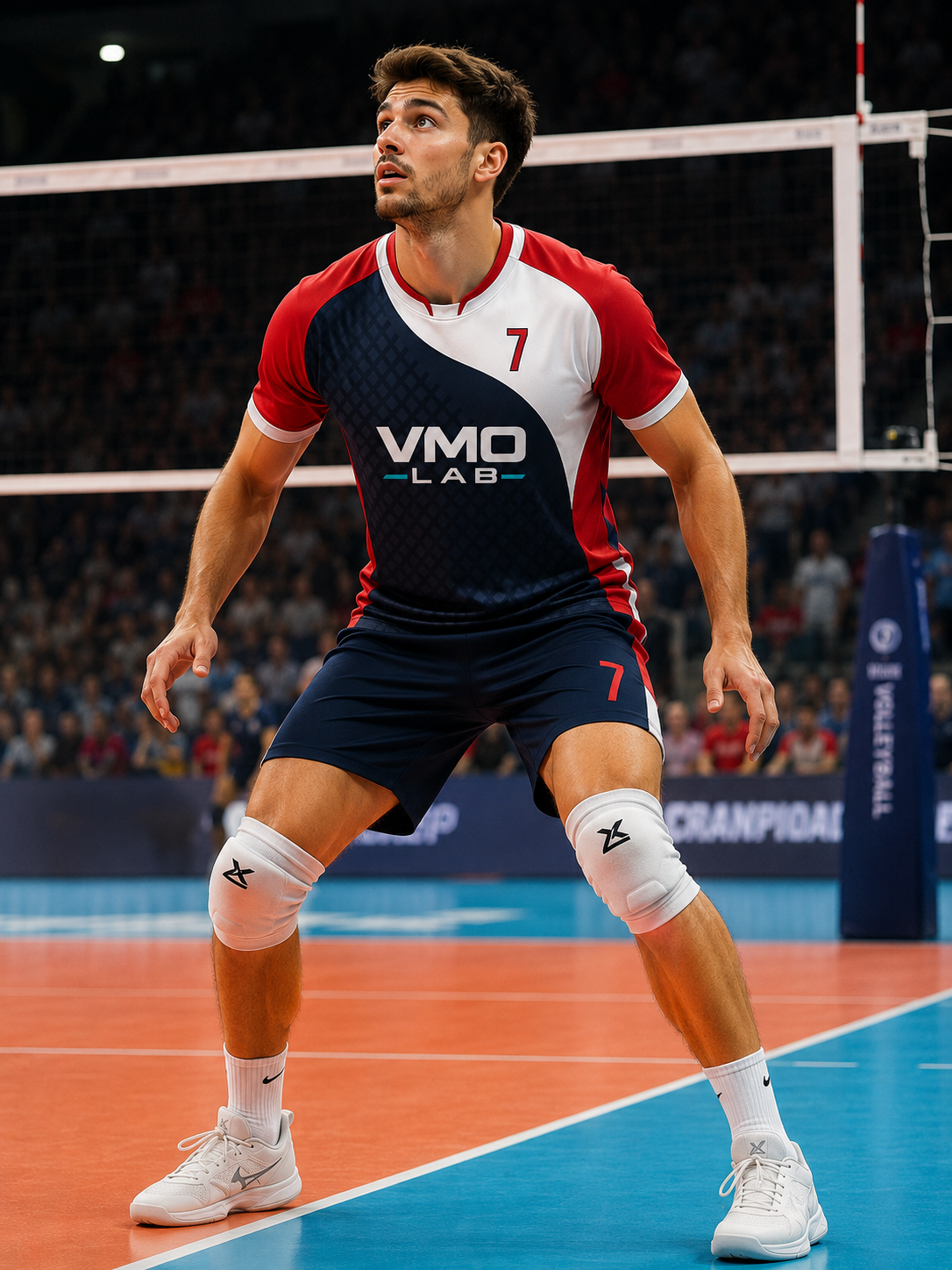 Uniforme de volleyball personalizado Modelo Marino